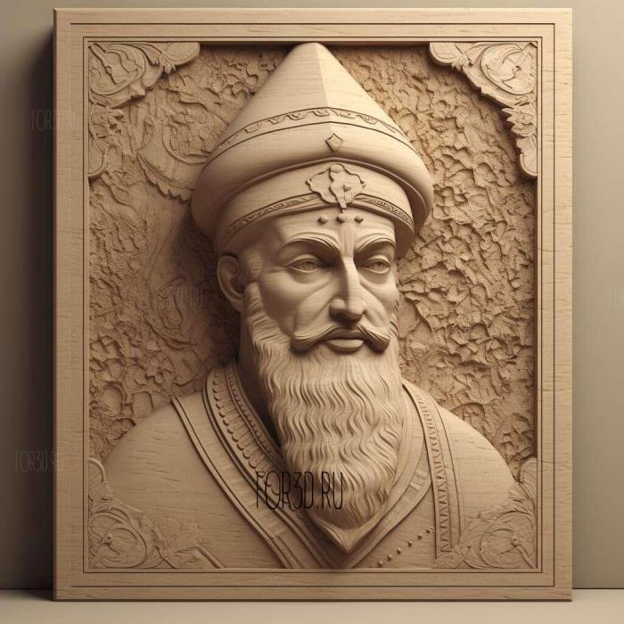 Tamerlane 1 stl model for CNC